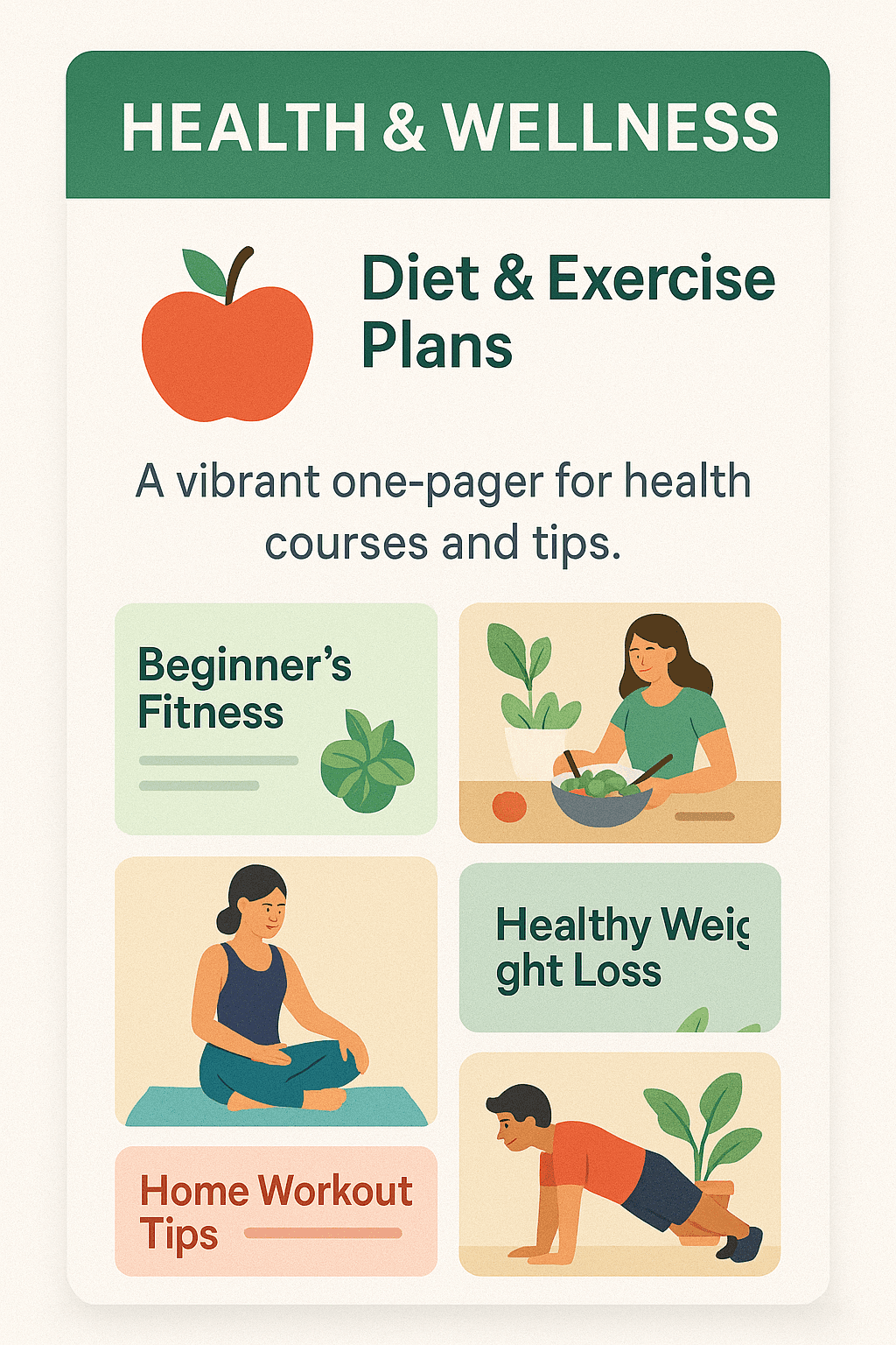 Health & Wellness – Diet Plans cover